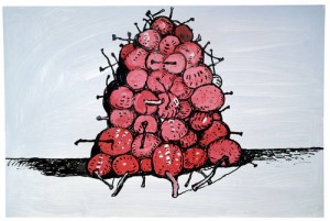 Philip Guston, Untitled (Cherries), 1980. Via about