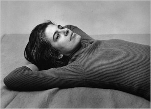 Sontag by Peter Hugar. Courtesy of The Susan Sontag Foundation.